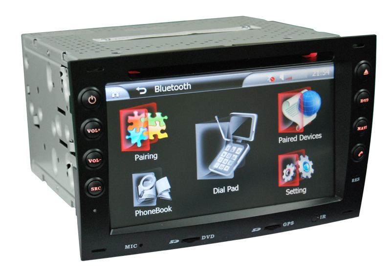 Autoradio AGW92 GPS WIFI DVD CD Bluetooth USB SD pour RENAULT Megane 2 (processeur 2GHZ)