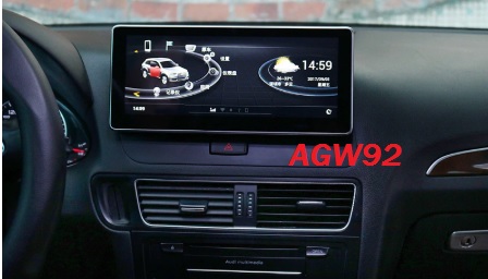 Autoradio AGW92 GPS WIFI DVD CD Bluetooth USB SD 10 pouces pour AUDI Q5 & SQ5 (processeur 2GHZ)