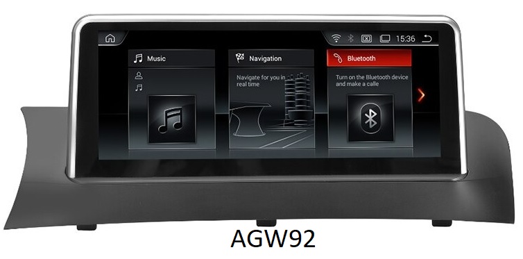 Autoradio AGW92 GPS WIFI Bluetooth USB SD 10 pouces pour BMW X3 F25 (processeur 2GHZ)