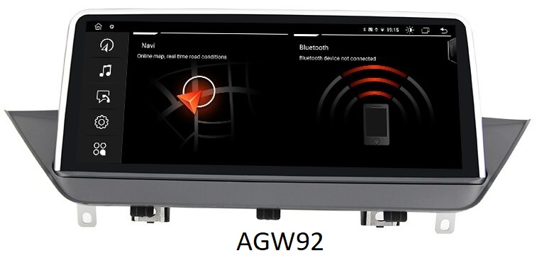 Autoradio AGW92 GPS WIFI Bluetooth USB SD 10 pouces pour BMW X1 E84 (processeur 2GHZ)