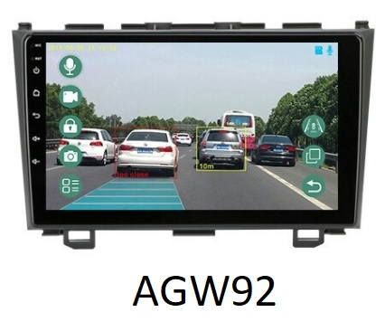Autoradio AGW92 GPS WIFI Bluetooth USB SD 9 pouces pour HONDA CRV (processeur 2GHZ)