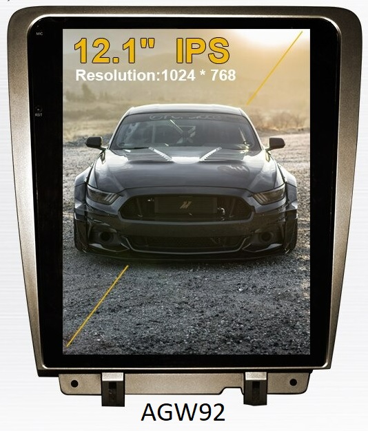 Autoradio AGW92 GPS WIFI Bluetooth USB SD 12 pouces pour FORD Mustang (processeur 2GHZ)