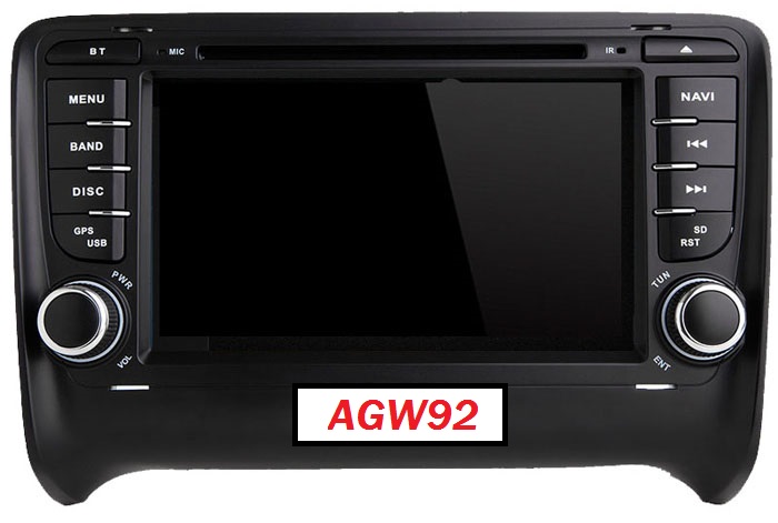 Autoradio AGW92 GPS WIFI DVD CD Bluetooth USB SD pour AUDI TT (processeur 2GHZ)