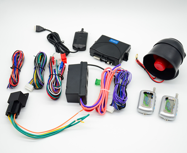 Alarme auto AGW92 2 beepers dmarrage  distance technologie FSK porte 1.5 km avec dtecteur de choc