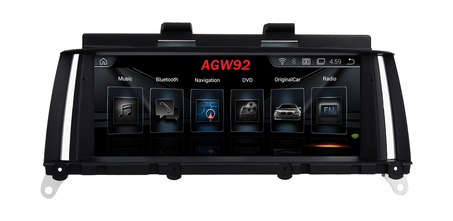 Autoradio AGW92 GPS WIFI Bluetooth USB SD 9 pouces pour BMW X3 F25 (processeur 2GHZ)