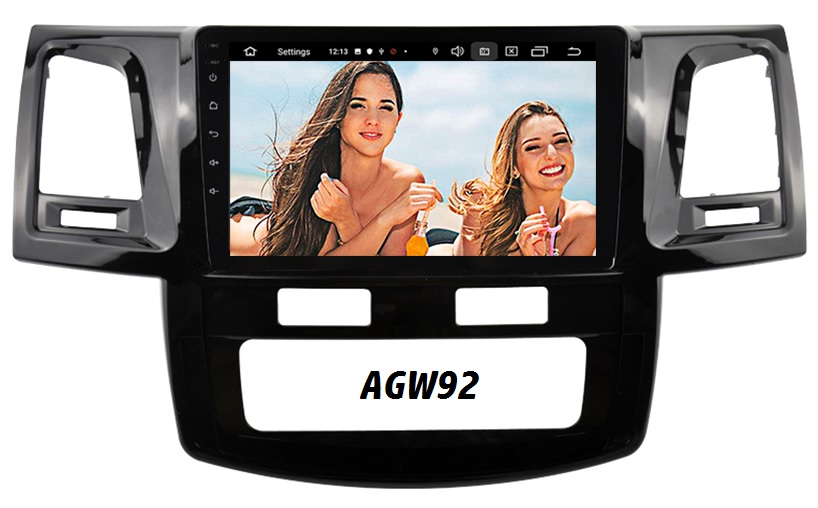 Autoradio AGW92 GPS WIFI DVD CD Bluetooth USB SD pour TOYOTA Hilux (processeur 2GHZ)