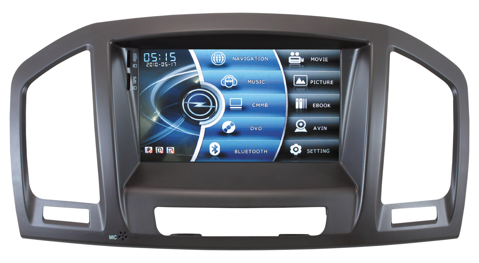Autoradio AGW92 GPS WIFI DVD CD Bluetooth USB SD 8 pouces pour OPEL Insignia (processeur 2GHZ)