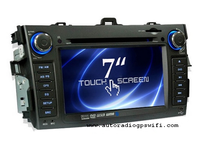 Autoradio AGW92 GPS WIFI DVD CD Bluetooth USB SD pour TOYOTA Corolla (processeur 2GHZ)