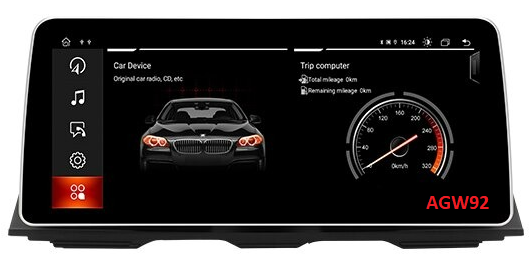 Autoradio AGW92 GPS WIFI Bluetooth USB SD Ultra HD 12 pouces pour BMW X5 F15 et BMW X6 F16 (processeur 2GHZ)